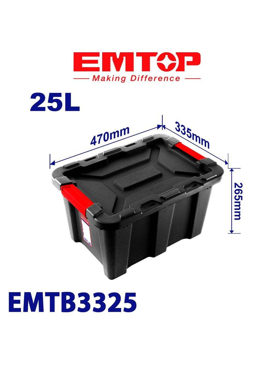 Hộp nhựa đựng đồ L EMTOP EMTB