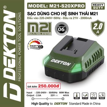 sac pin pho thong dekton sxpro