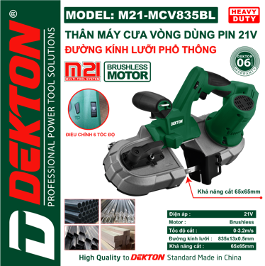 Máy Cưa Vòng Pin V Kingtools M MCVBL Máy Cưa Vòng Pin V Kingtools M MCVBL