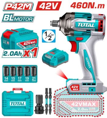 TOTAL TIWLI42461 - Máy siết bulong chính hãng tại Kingtools.vn