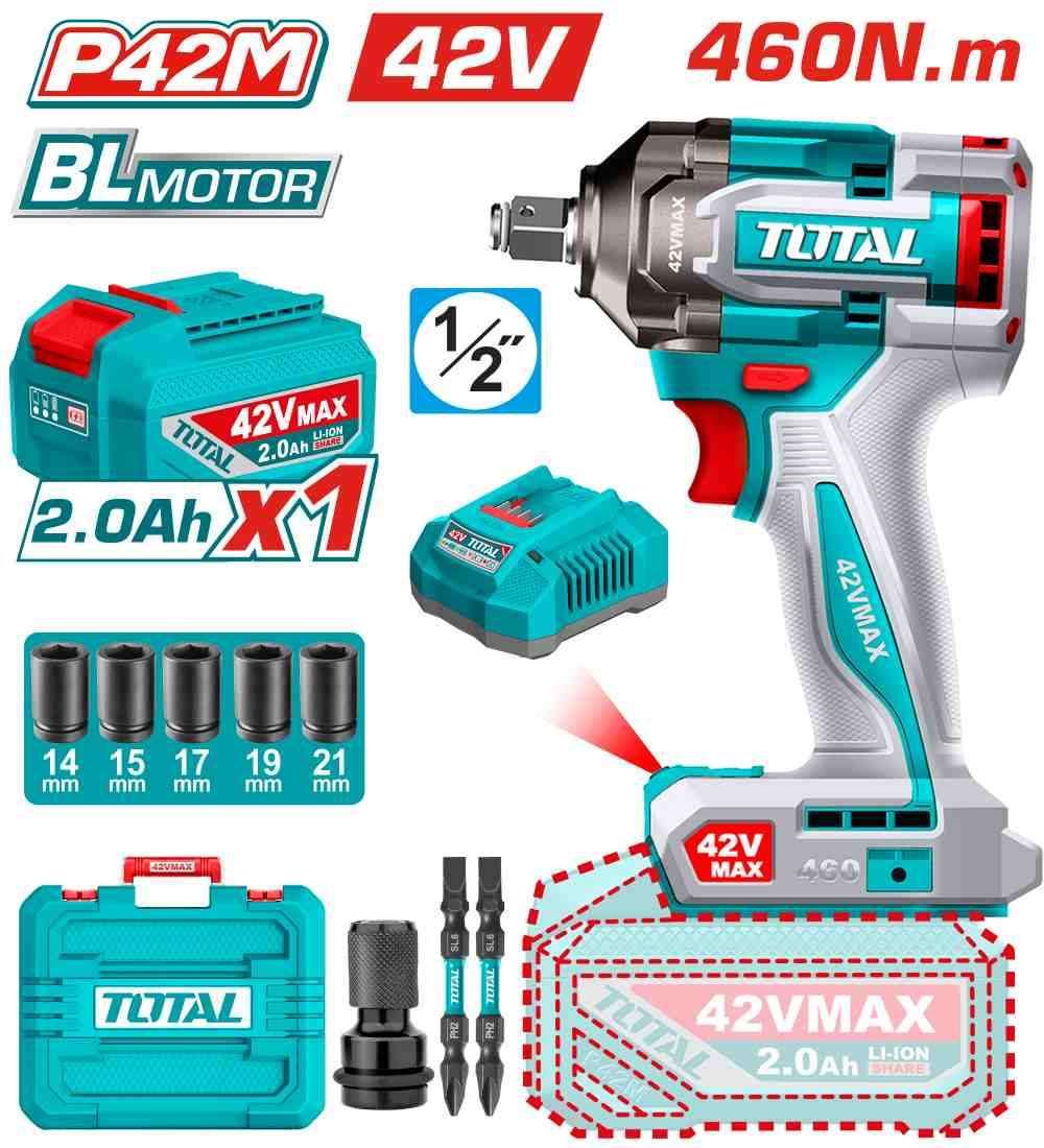 TOTAL TIWLI42461 - Máy siết bulong chính hãng tại Kingtools.vn