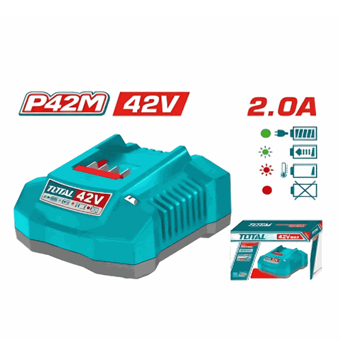 Sạc 42V/2.0A TOTAL TFCLI42021 chính hãng tại Kingtools.vn Sạc 42V/2.0A TOTAL TFCLI42021 chính hãng tại Kingtools.vn
