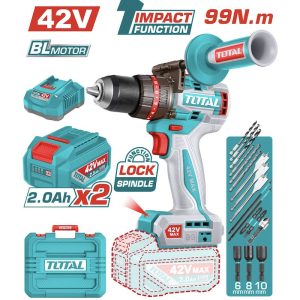 Máy khoan búa dùng pin 42V TOTAL TIDLI429982 - Hàng chính hãng, giá tốt