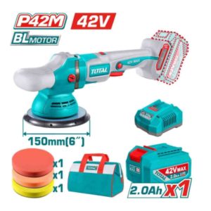 Máy đánh bóng không chổi than dùng pin TOTAL TAPLI42151 Máy đánh bóng không chổi than dùng pin TOTAL TAPLI42151