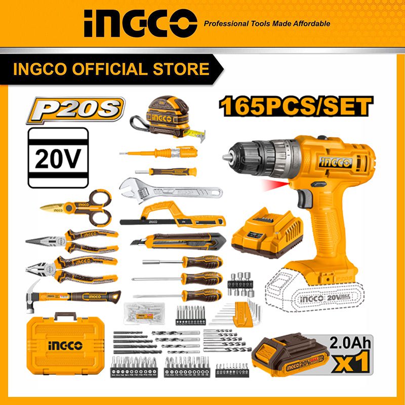 May duc be tong pin Motor khong choi than chua co pin va sac INGCO CRHLI web