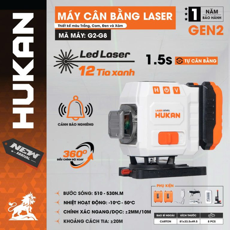 Máy cân bằng laser GEN 2 G2-G8