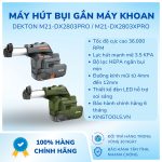 Máy Hút Bụi Gắn Máy Khoan Bê Tông Dekton M21-DX2803PRO & M21-DX2803XPRO