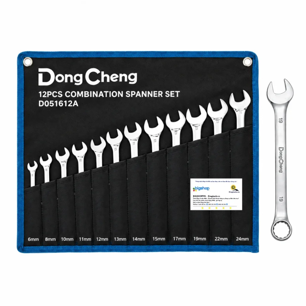 BỘ CỜ LÊ VÒNG MIỆNG DONGCHENG D051612A 12 CỜ LÊ bo co le vong mieng da ()