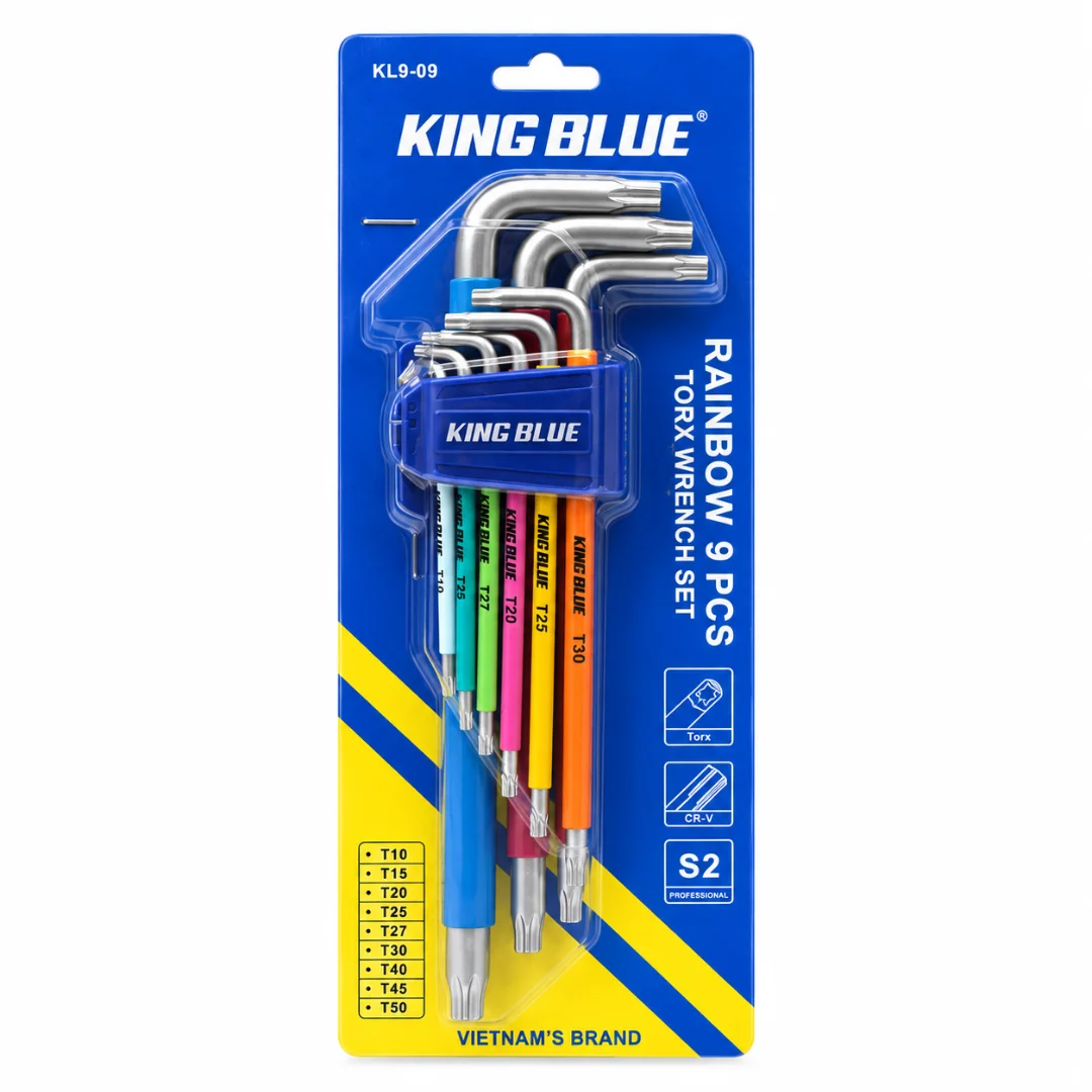 BỘ LỤC GIÁC KING BLUE KL9-09 ĐẦU HOA THỊ bo luc giac kl dau hoa thi ()
