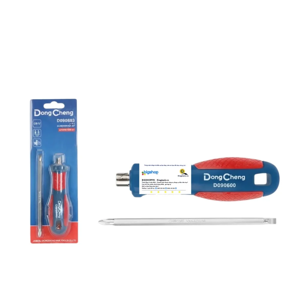 BỘ TUA VÍT 2 TRONG 1 DONGCHENG D090603 PH2X100MM bo tua vit trong d ()