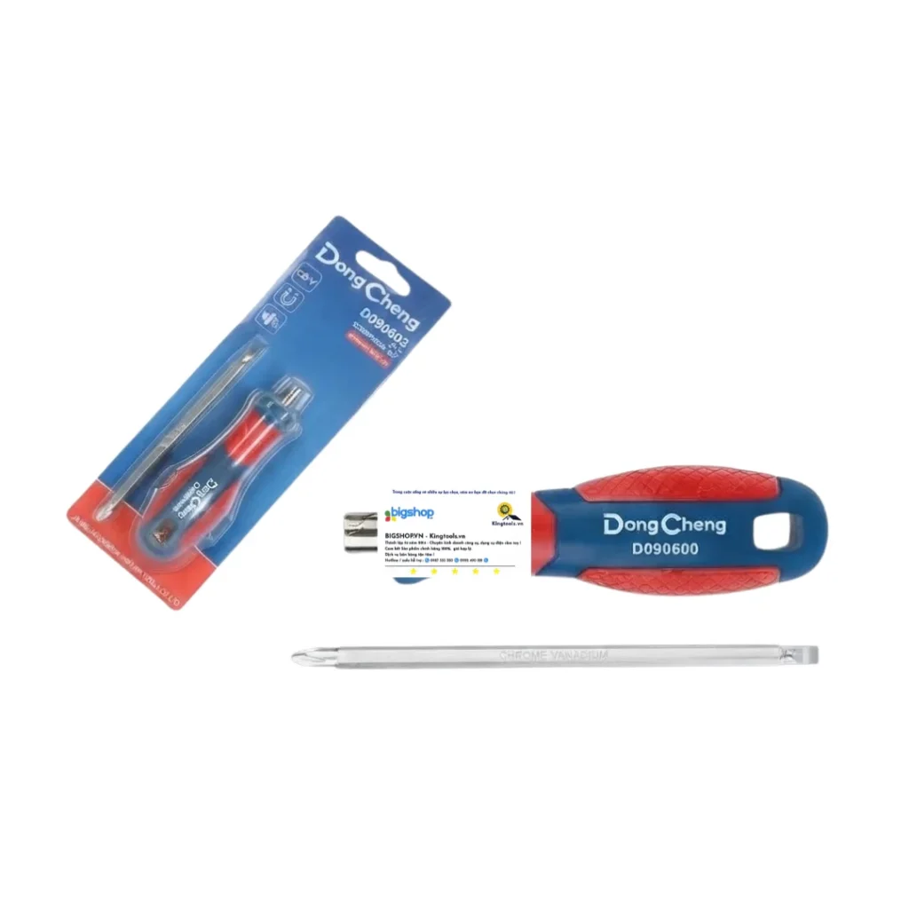 BỘ TUA VÍT 2 TRONG 1 DONGCHENG D090603 PH2X100MM bo tua vit trong d ()