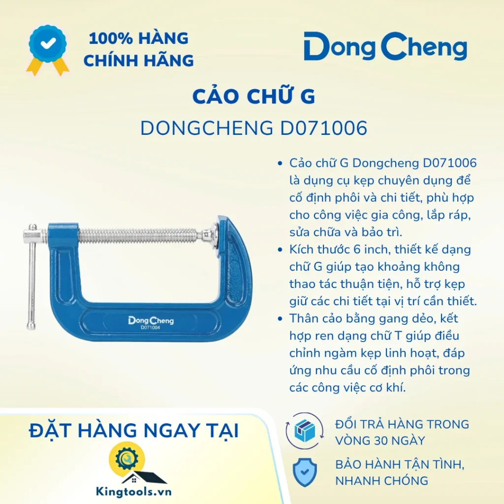 CẢO CHỮ G DONGCHENG D071006 6 INCH cao chu g d ()