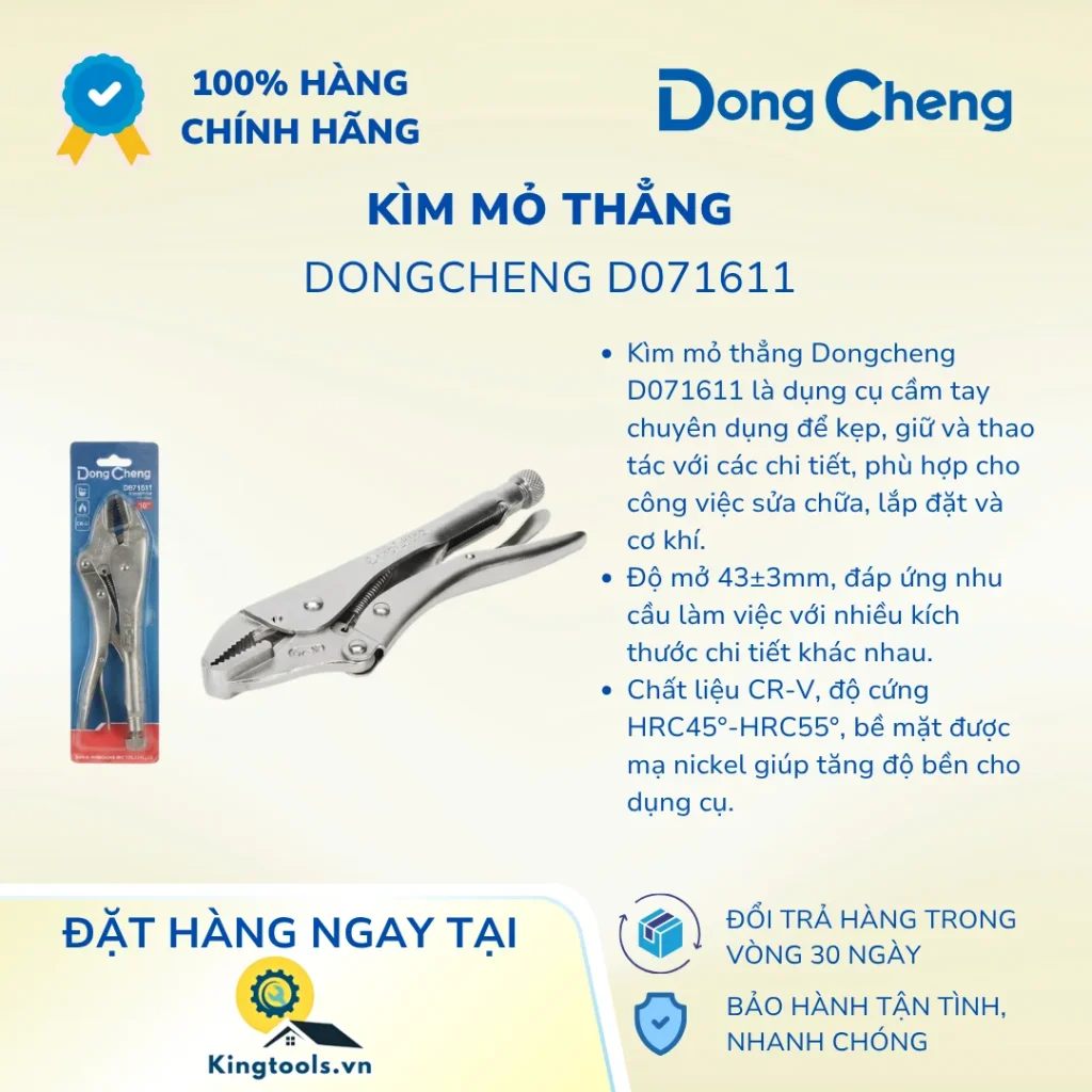 KÌM MỎ THẲNG DONGCHENG D071611 10 INCH kim mo thang d ()