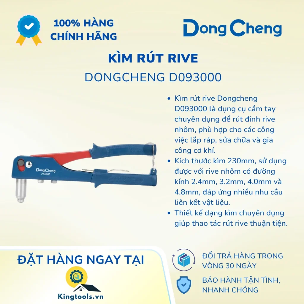 KÌM RÚT RIVE DONGCHENG D093000 9INCH (230MM) kim rut rive d ()