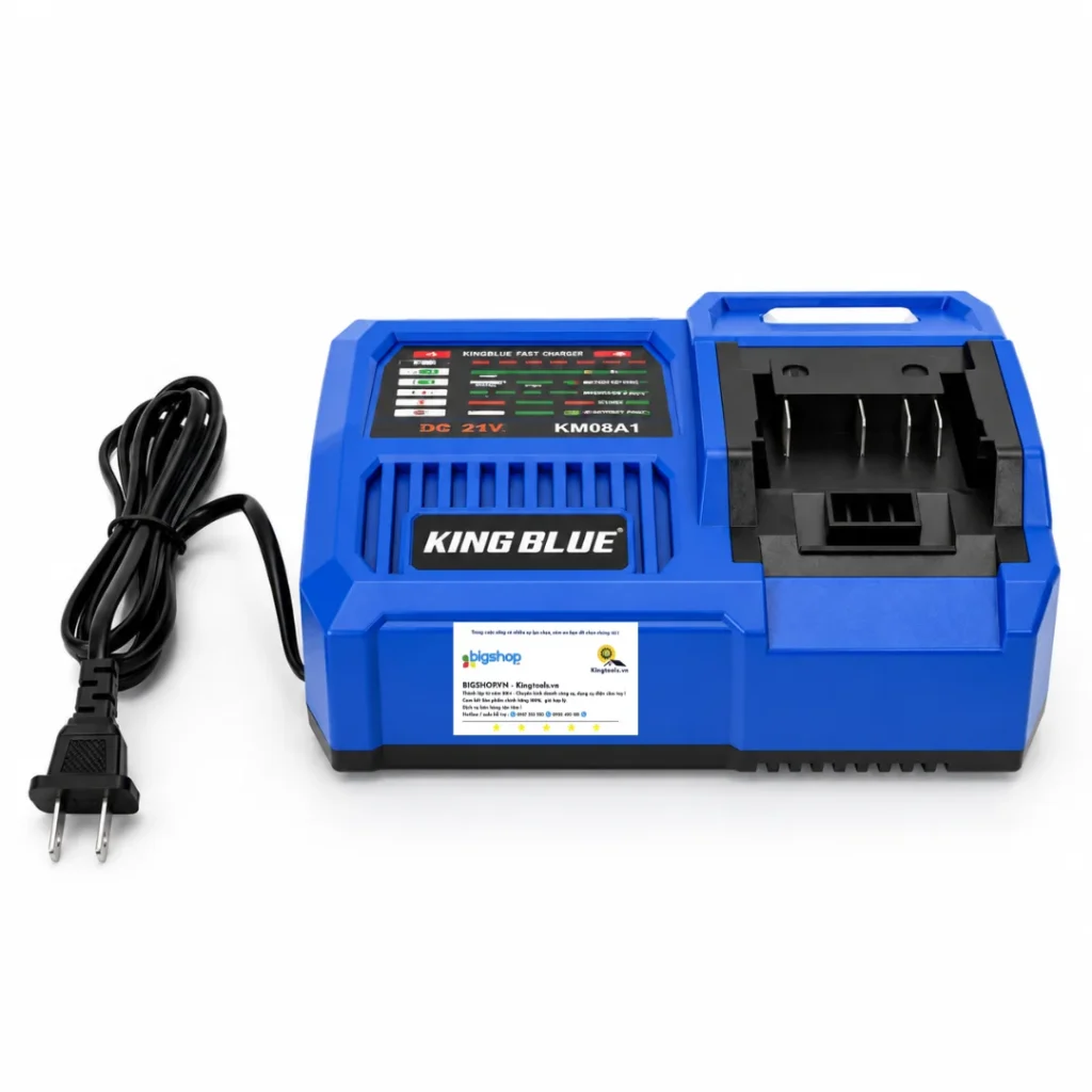 SẠC NHANH KING BLUE KM08AI 18V-21V sac nhanh king blue kmai ()